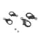 8 Pack: Black Lobster Clasps with Crimps by Bead Landing™